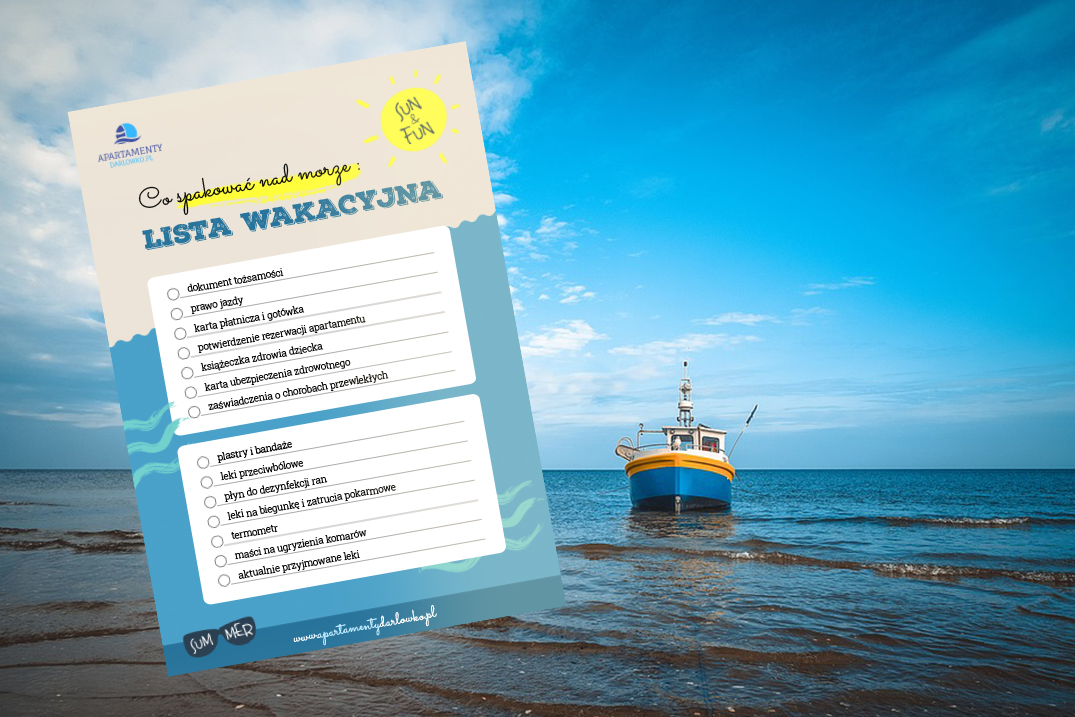 Co zabrać nad polskie morze – wskazówki i gotowa lista